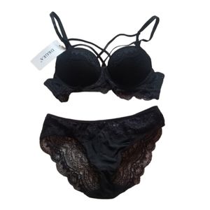 DKGEA All-Black Laced Lingerie